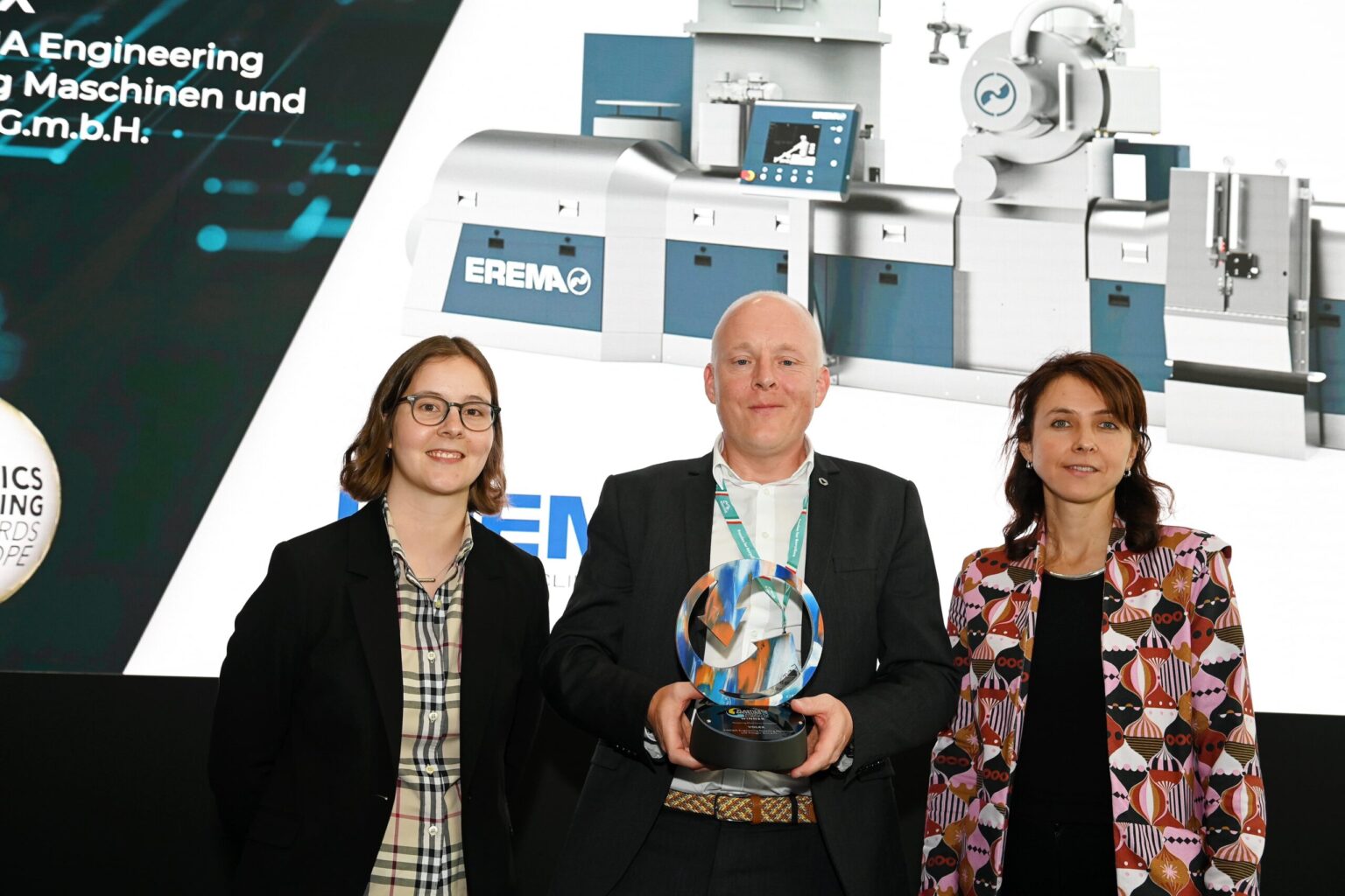 Erema receives award for Volex technology Erema receives award for Volex technology