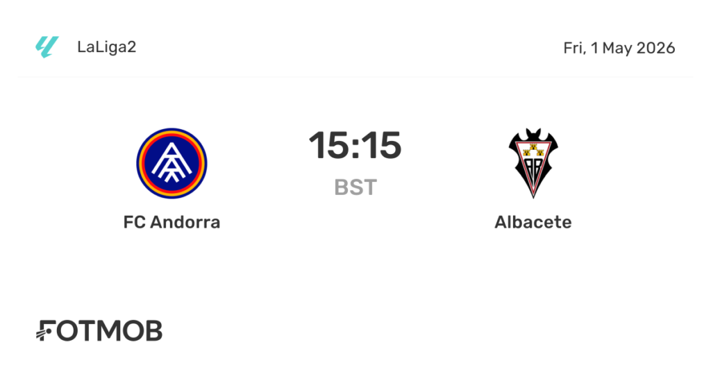 FC Andorra vs Albacete – live score, predicted lineups and H2H stats FC Andorra vs Albacete - live score, predicted lineups and H2H stats