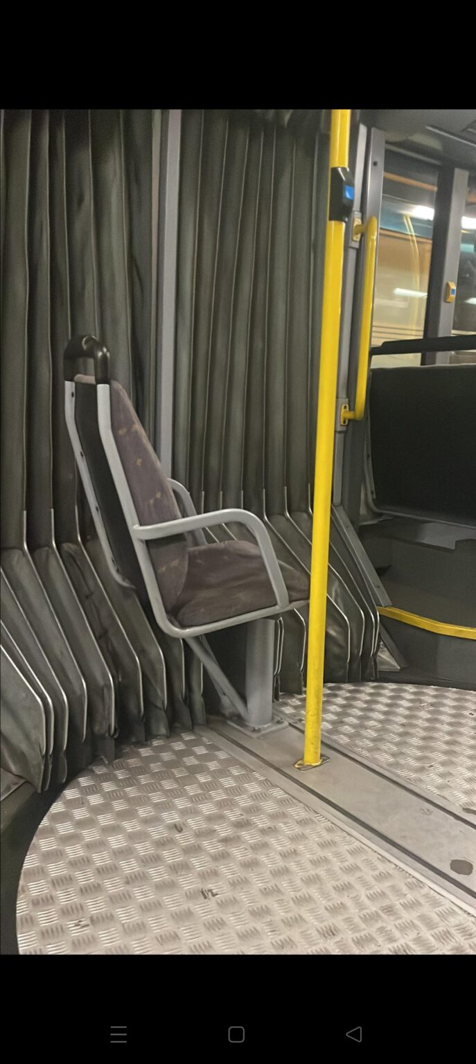 Favorite seat on the bus