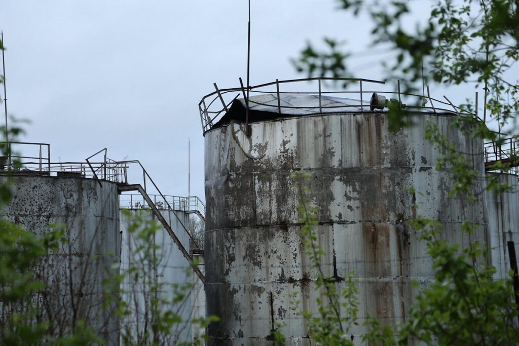 Russian Drone Damages Oil Depot Tanks in Latvia Russian Drone Damages Oil Depot Tanks in Latvia