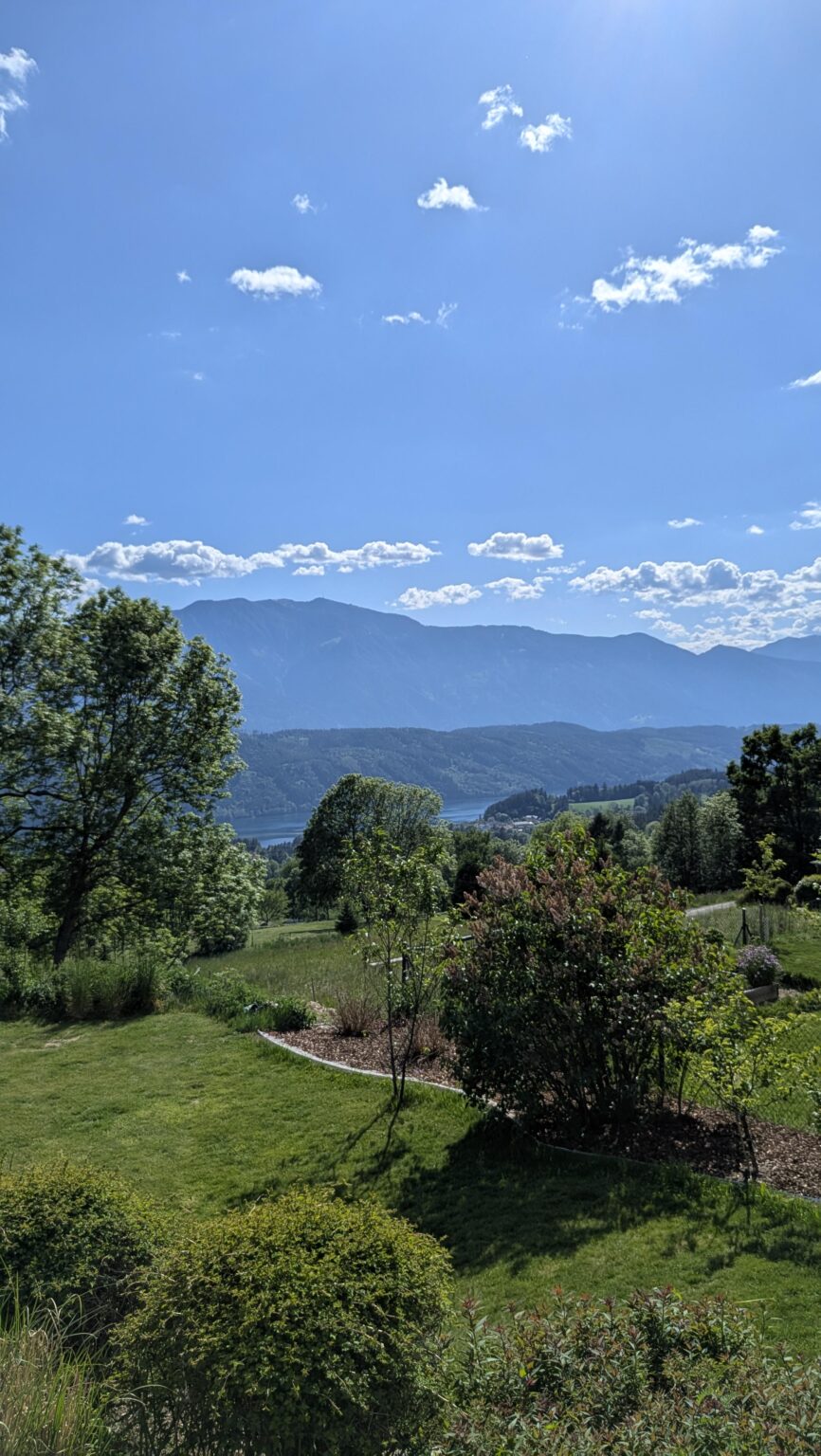 View from my AirBnB at Lake Millstätter See
