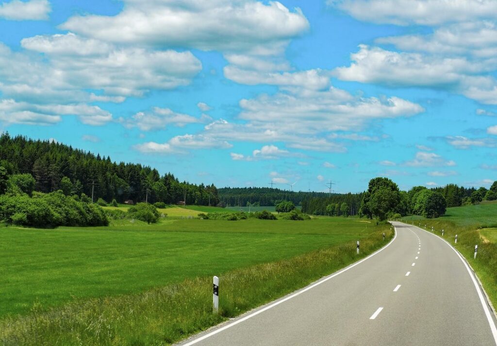 Rural landscape in southwest Germany
