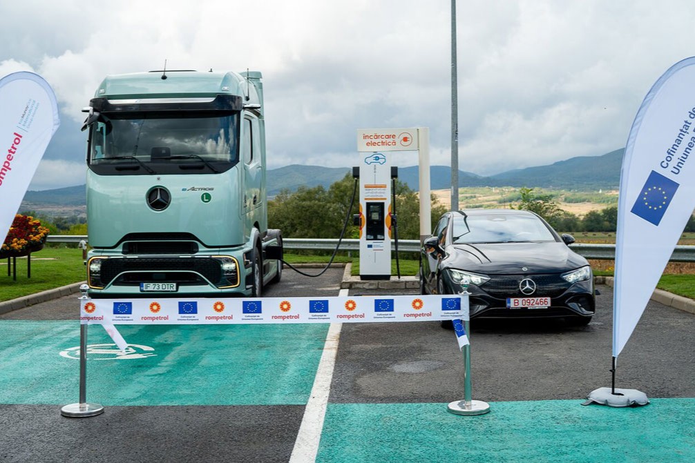 Romania: Rompetrol rolls out fast-charging network for EVs and e-trucks Rompetrol ladestation charging station rumaenien romania