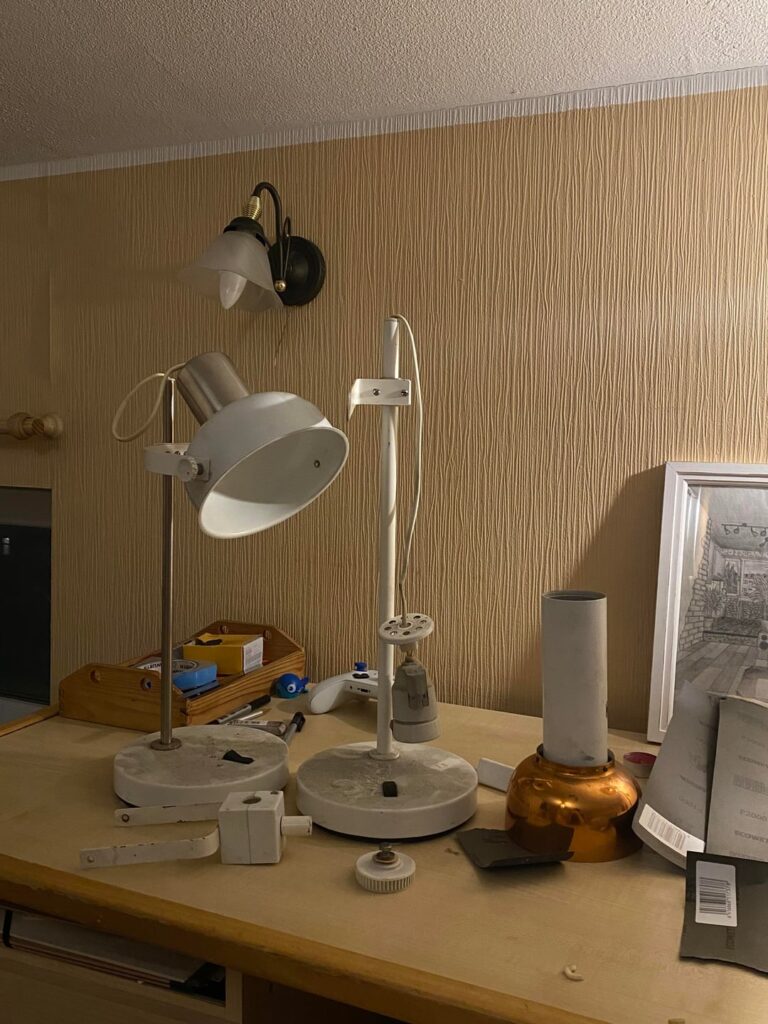I restored an old Estoplast lamp