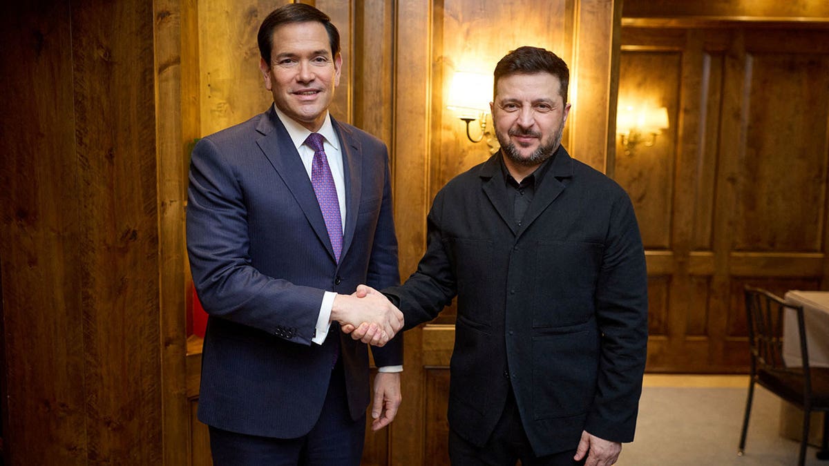 Ukraine's President Volodymyr Zelenskyy and U.S. Secretary of State Marco Rubio