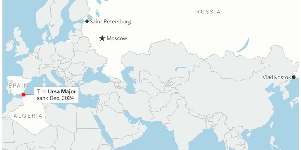 Russian ship that sank near Spain in 2024 may have carried nuclear reactor parts