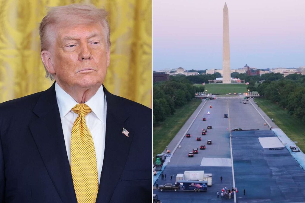 Trump Administration Sued for Painting Lincoln Memorial Reflecting Pool ‘Theme Park’ Blue Trump Administration Sued for Painting Lincoln Memorial Reflecting Pool 'Theme Park' Blue