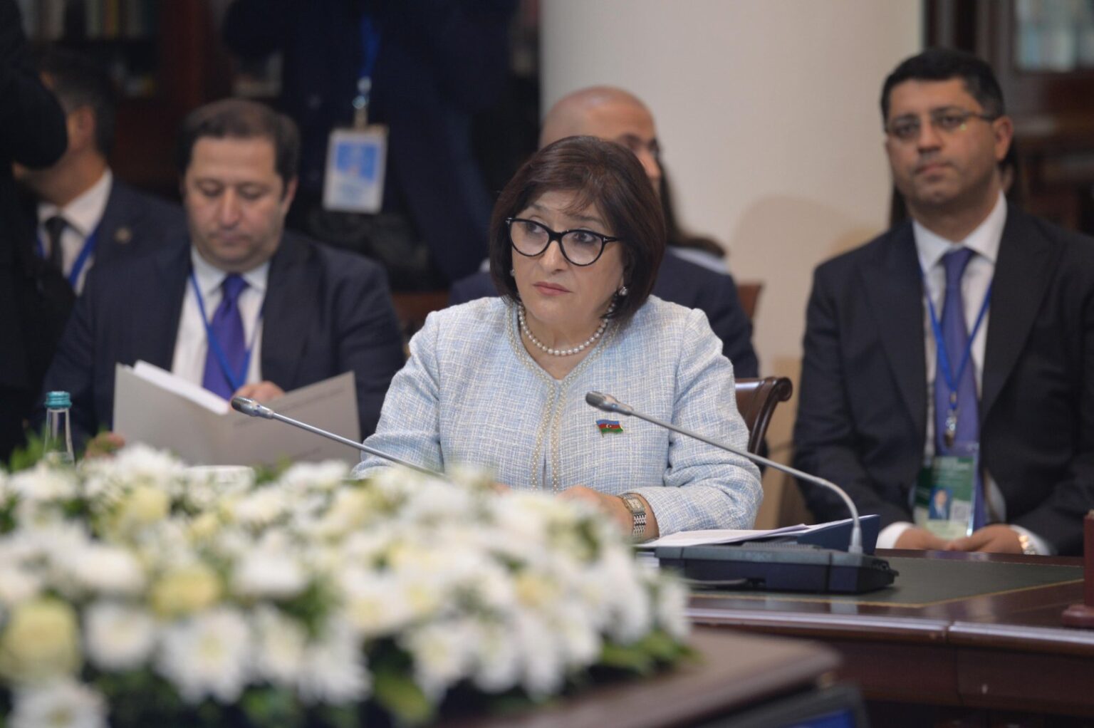 Speaker of Azerbaijani Parliament addresses meeting of CIS Council (PHOTO) Speaker of Azerbaijani Parliament addresses meeting of CIS Council (PHOTO)