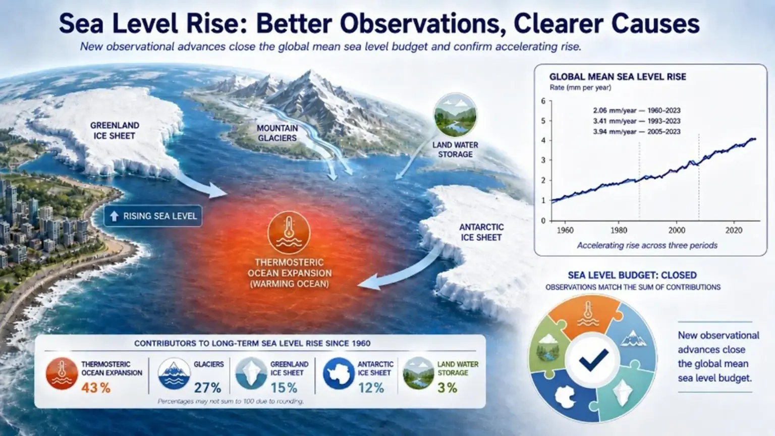 Sea level rise is speeding up and scientists now know exactly why Sea level rise is speeding up and scientists now know exactly why