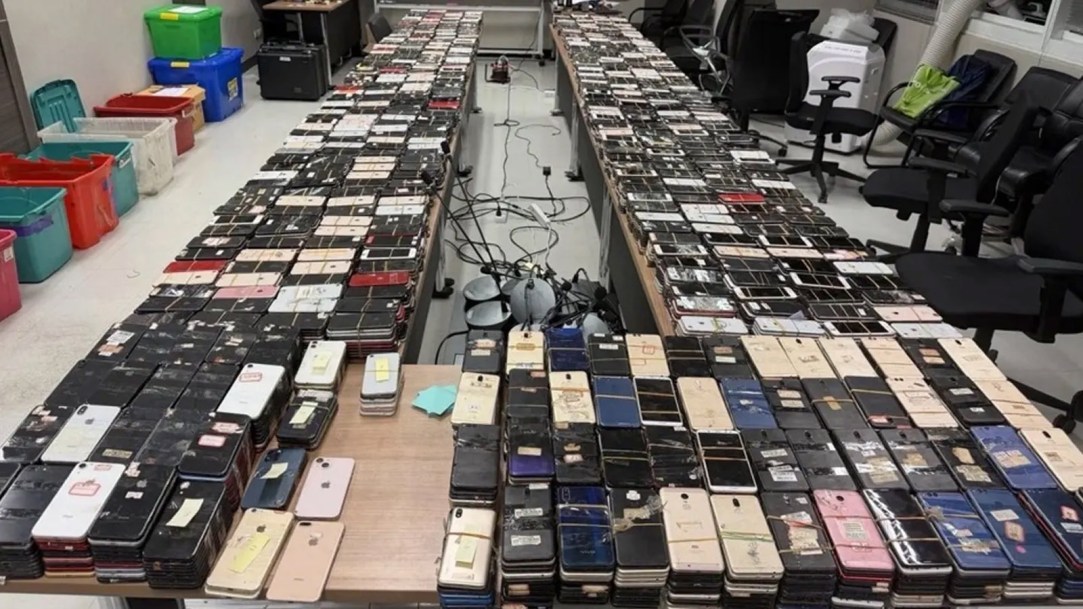 seized-devices-from-an-FBI-anti-scam-operation-in-Thailand