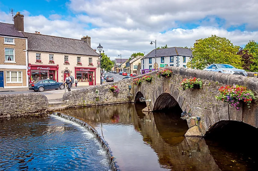 The scenic town of Westport, Ireland. 