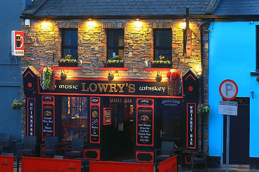Lowrys Music and Pub in Clifden, Ireland 