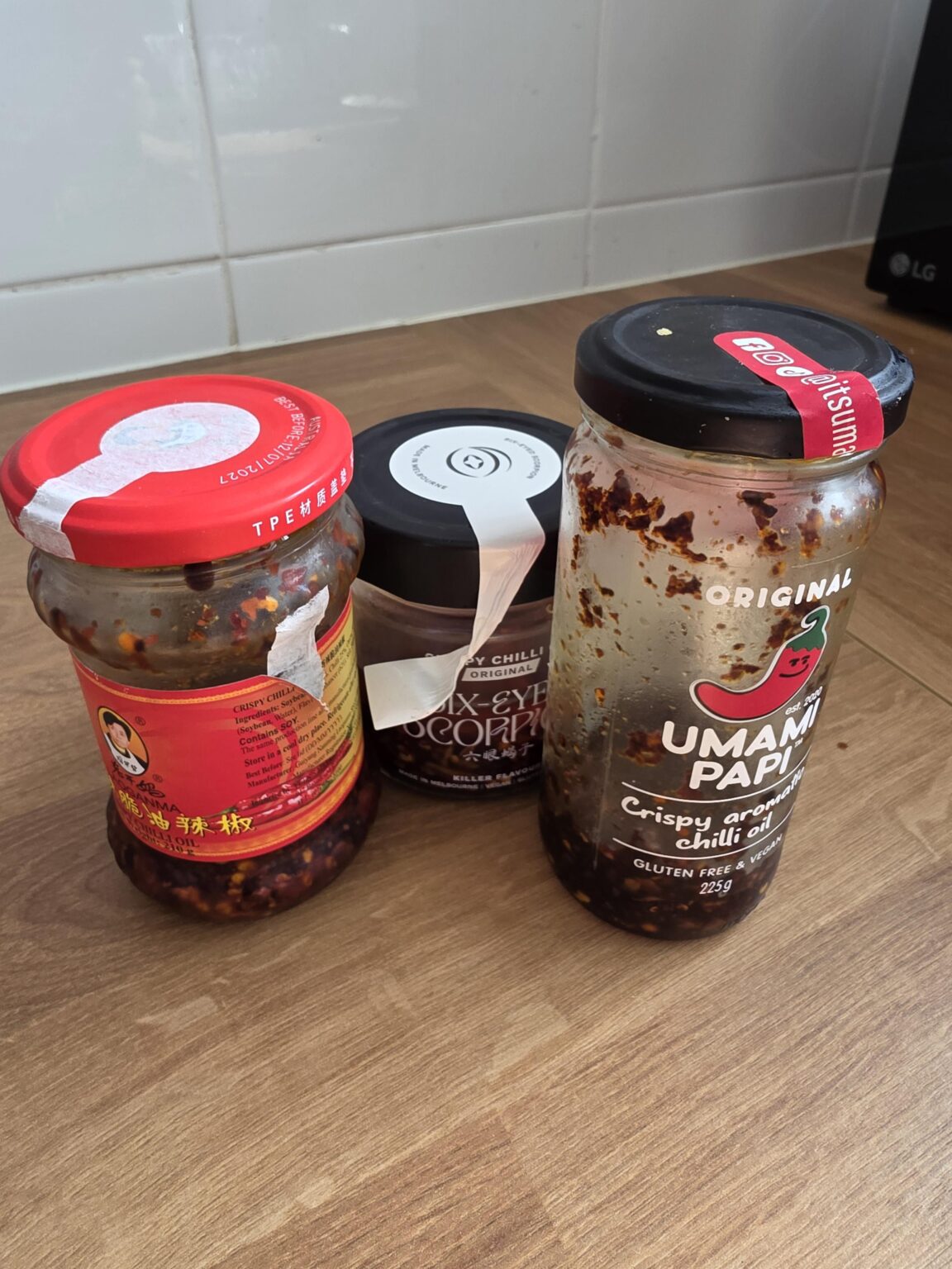 The Lao Gan Ma supremecy is greatly exaggerated. (Chotto Motto not pictured(eaten)) The Lao Gan Ma supremecy is greatly exaggerated. (Chotto Motto not pictured(eaten))