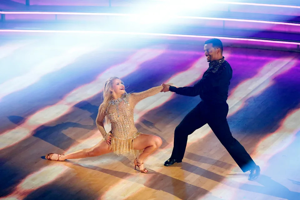 Dancer partners Witney Carson and Alfonso Ribeiro on Season 19 of Dancing With the Stars.