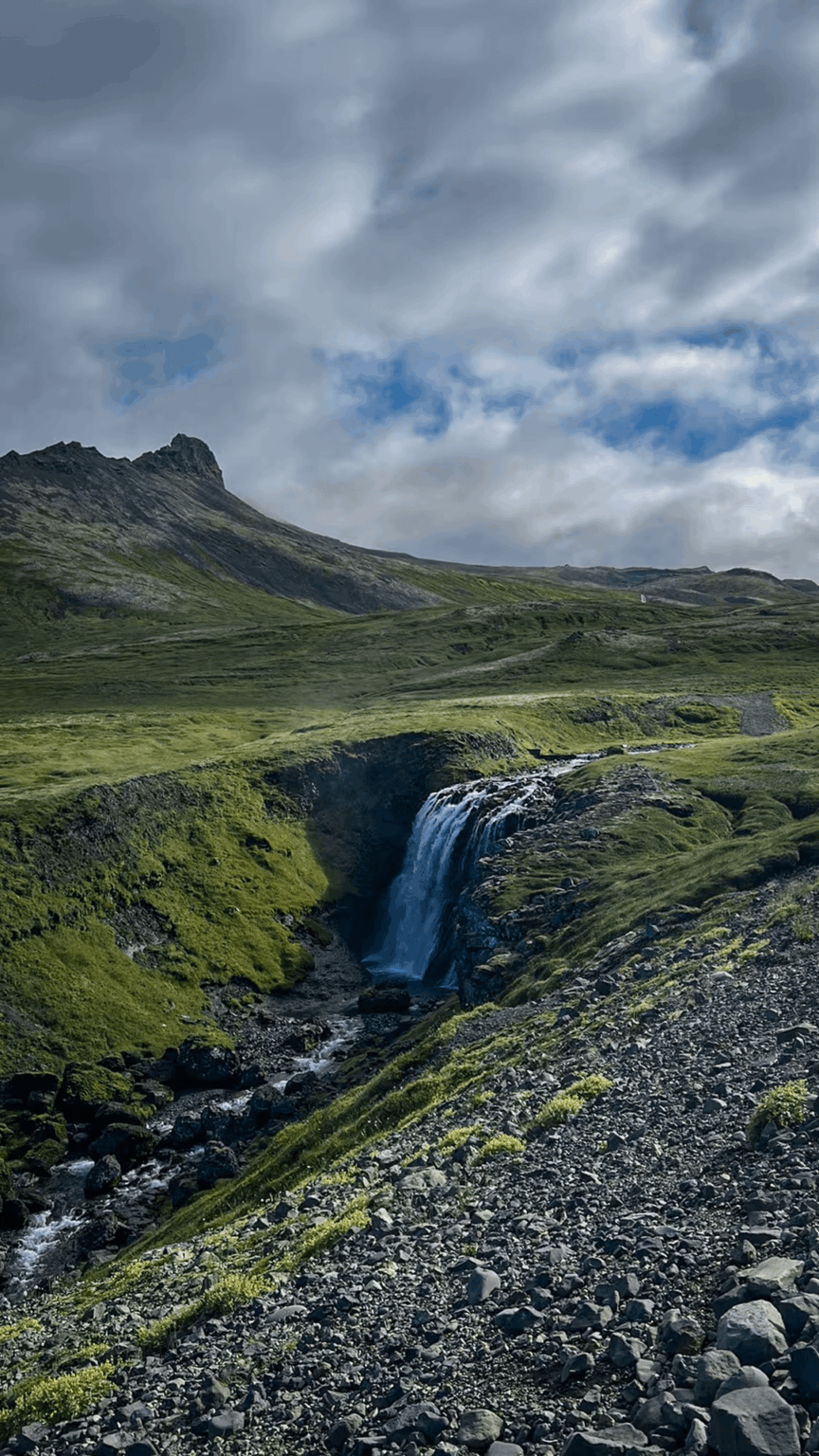 Roads beneath Snæfellsjökull