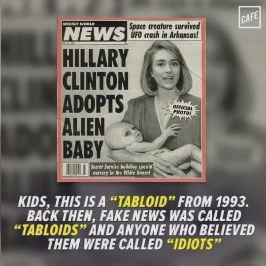I miss 1990s fake news