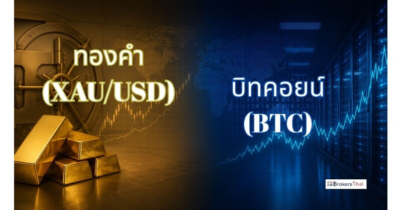 BrokersThai Data: Local Traders Compare Gold and Crypto Side by Side as Markets Shift BrokersThai Data: Local Traders Compare Gold and Crypto Side by Side as Markets Shift
