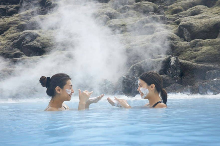 The Blue Lagoon is famous for their skin products The Blue Lagoon is famous for their skin products