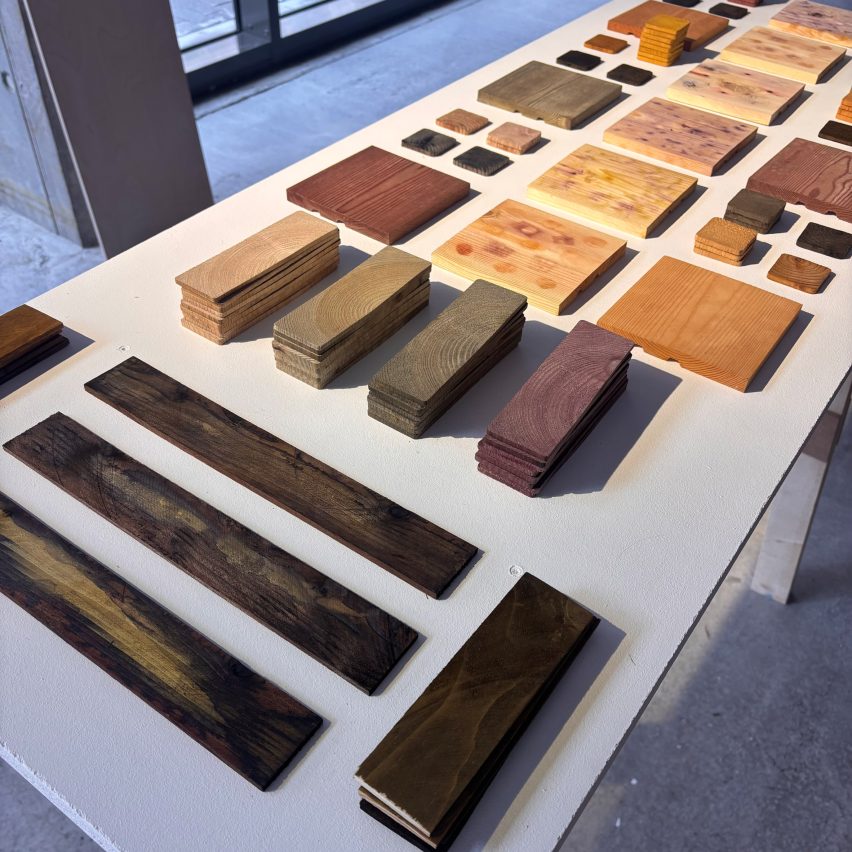 Food-stained wood