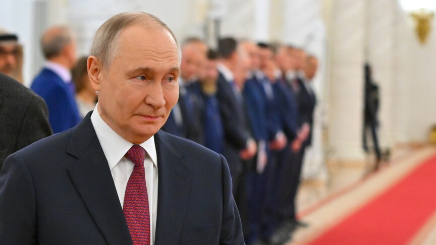 Putin meets Belarusian, Kazakh, Uzbek counterparts ahead of Victory Day celebrations in Moscow logo