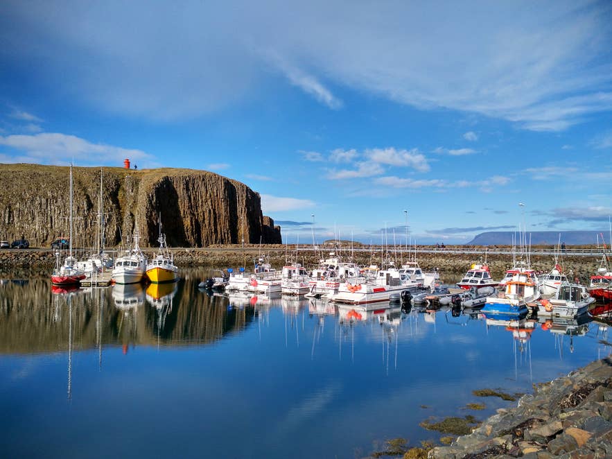 Colorful boats in Stykkisholmur, a West Iceland town known for hosting Danish Days, one of the top festivals in Iceland. Colorful boats in Stykkisholmur, a West Iceland town known for hosting Danish Days, one of the top festivals in Iceland.