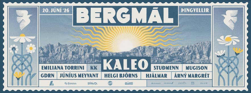 Bergmal Music Festival in Thingvellir National Park, Iceland, headlined by KALEO. Bergmal Music Festival in Thingvellir National Park, Iceland, headlined by KALEO.