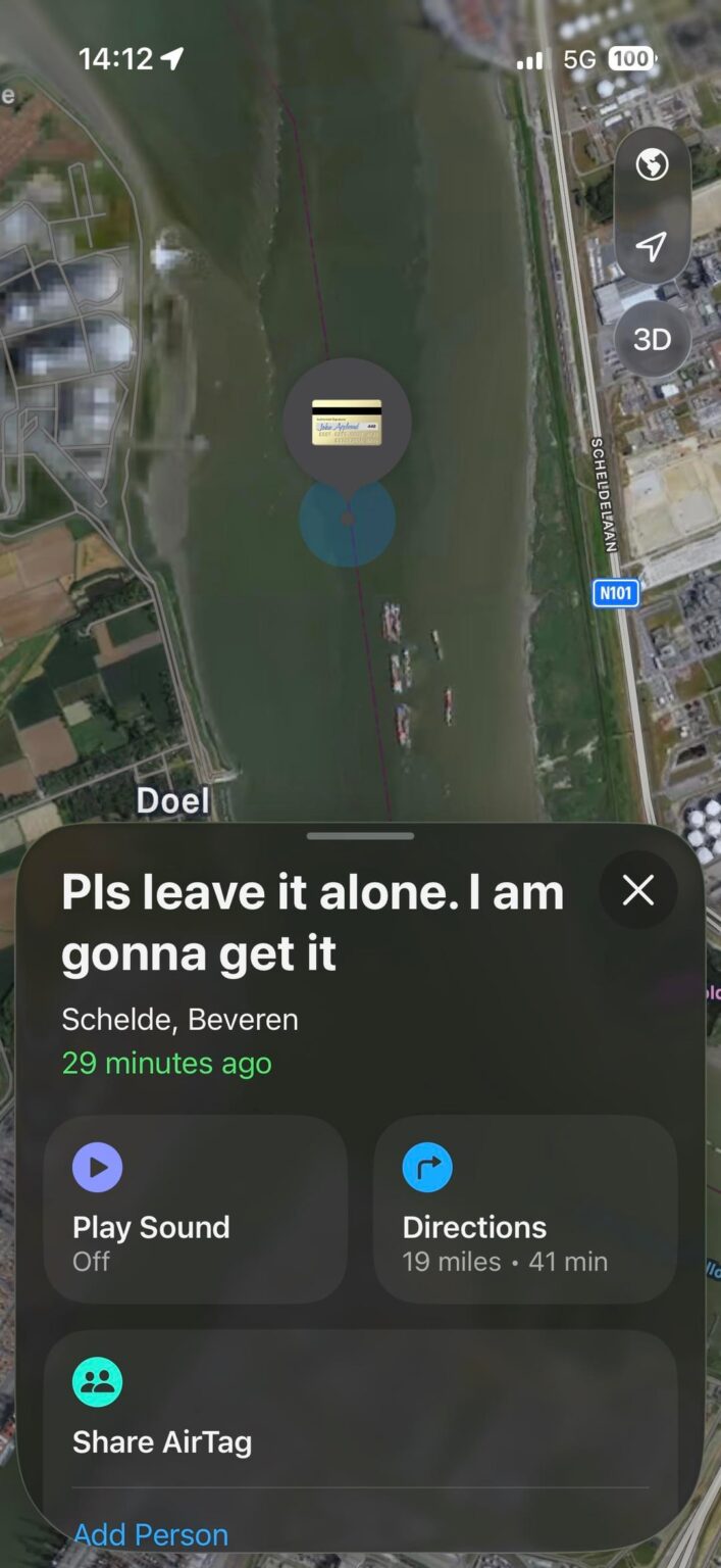 I’ve lost my portmonee