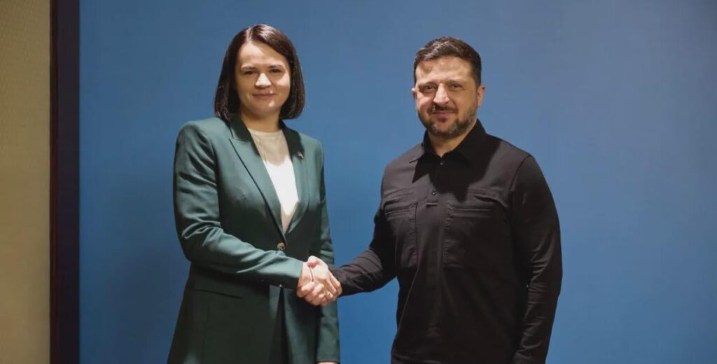 Sviatlana Tsikhanouskaya met with Volodymyr Zelenskyy in Kyiv