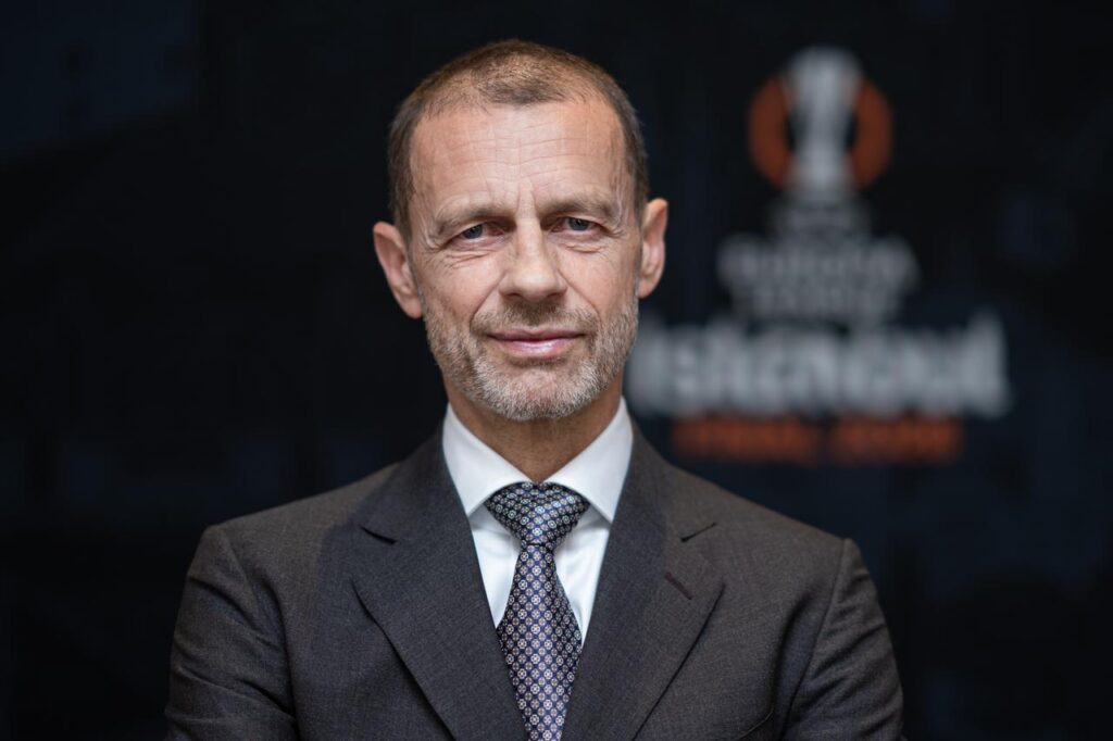 Türkiye has proven itself as major football host: UEFA president UEFA President Aleksander Ceferin speaks to Anadolu Agency in Istanbul, Türkiye, May 20, 2026. (AA Photo)