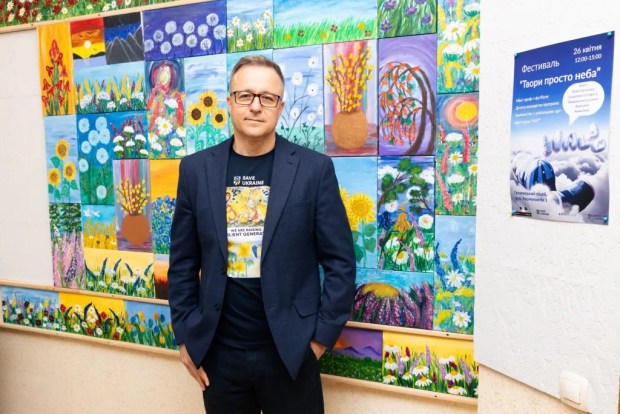 Save Ukraine Founder Mykola Kuleba poses for a portrait in his office in Kyiv on December 11, 2025. Credit: Shahrzad Rasekh / CT Mirror