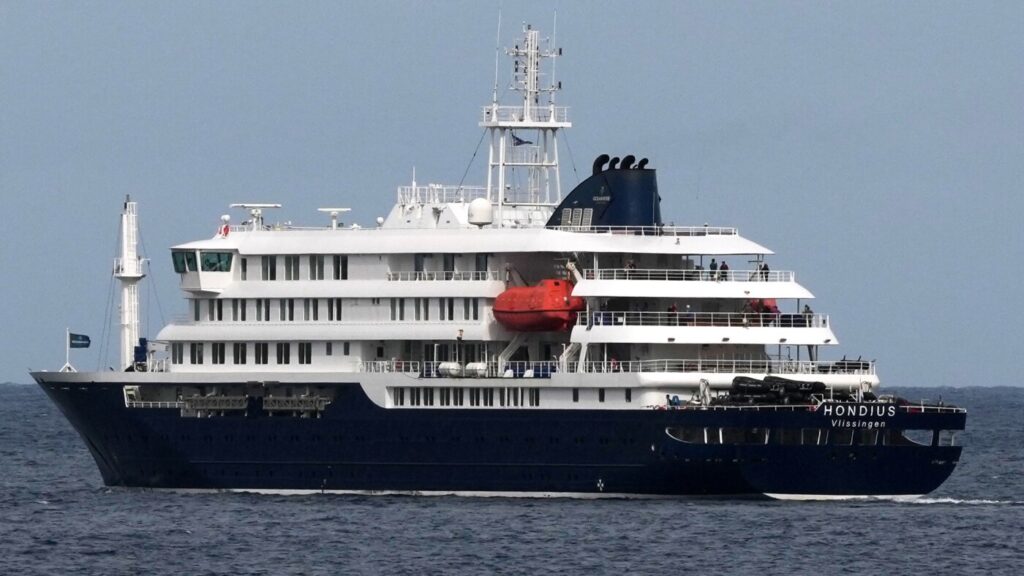 40 passengers left ship hit by Hantavirus at island of St. Helena : NPR