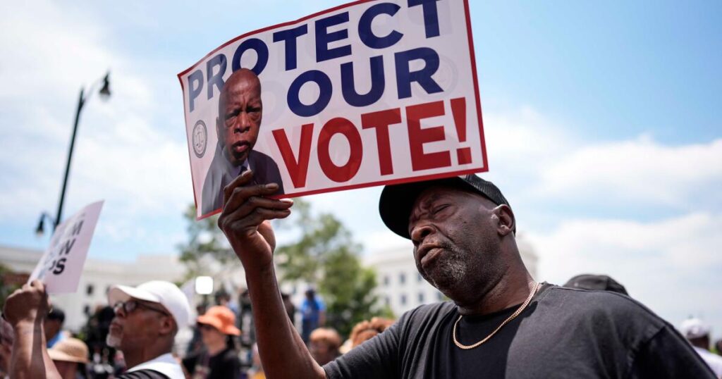 In Montgomery, thousands rally to defend voting rights In Montgomery, thousands rally to defend voting rights
