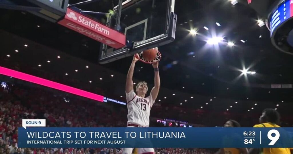 Arizona Men’s Basketball to Make Historic Trip to Lithuania This August Arizona Men’s Basketball to Make Historic Trip to Lithuania This August
