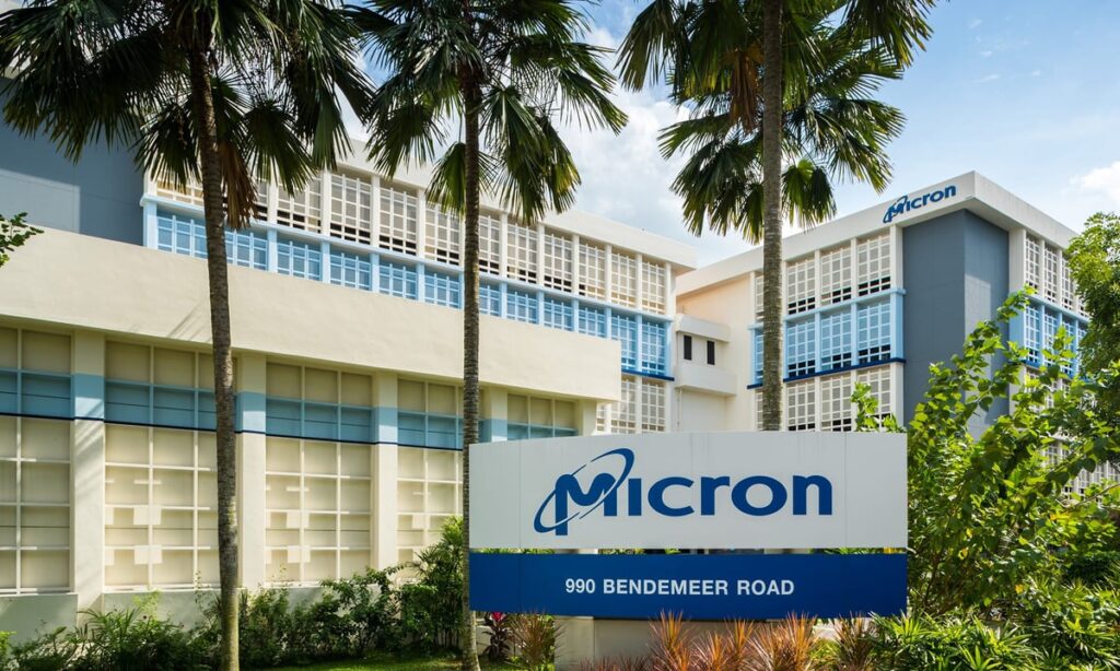 Boom or Bubble? This Is Where Micron Technology Stock Could Be in 5 Years Micron Technology signboard outside a company building.