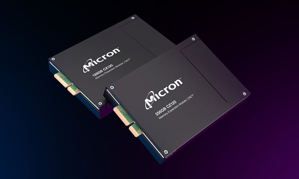 Micron storage drives.