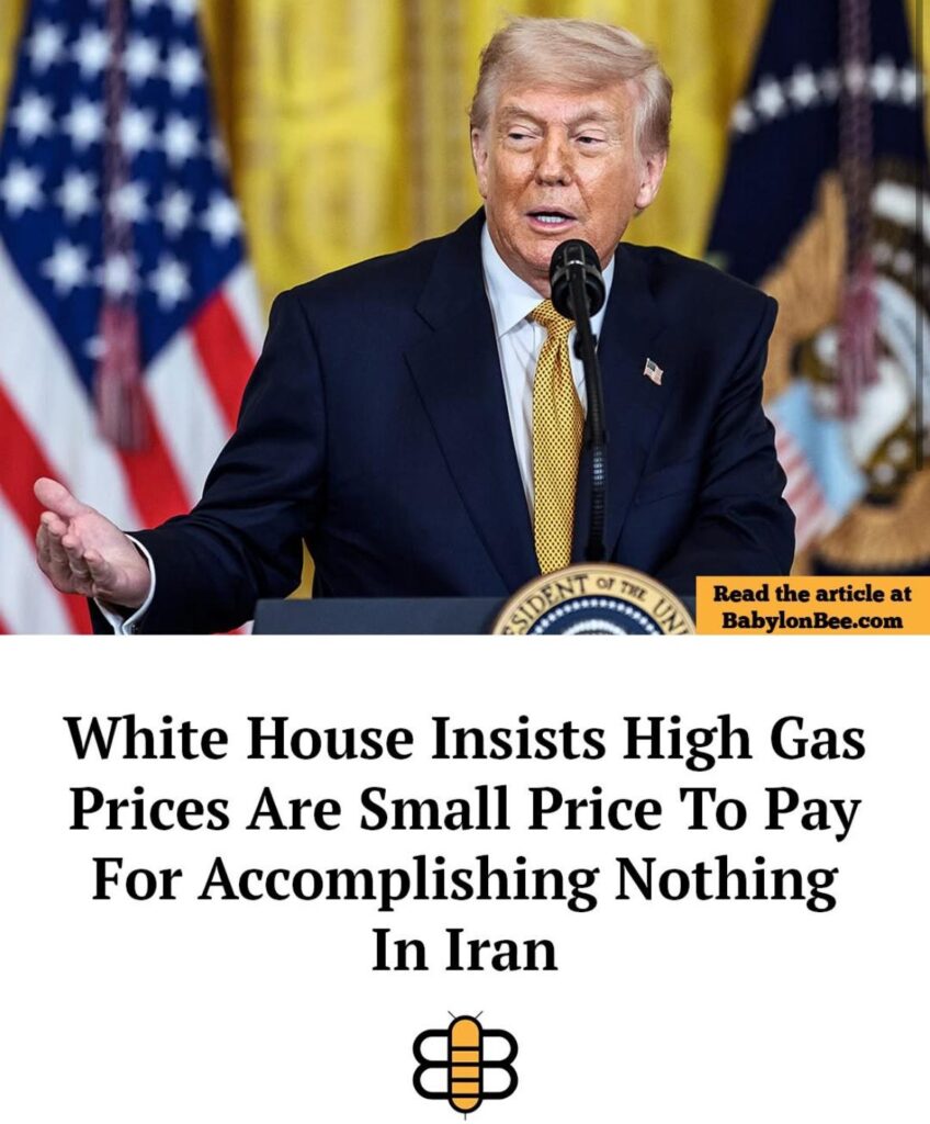 Mf even lost the Babylon Bee now 😝