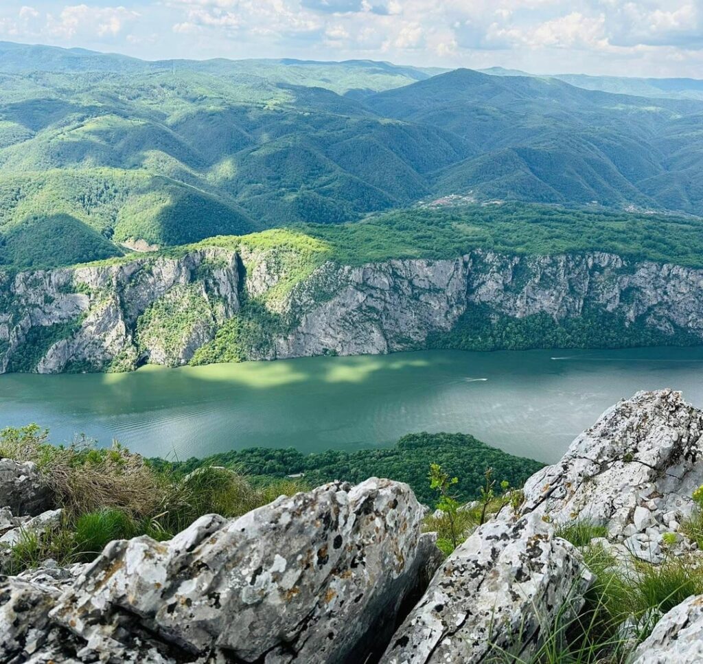 Where the river cuts through endless mountain