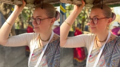 A Lithuanian woman shared five things Europeans could learn from Indians, including warmth and community. (Instagram/monika_kunjeswari)