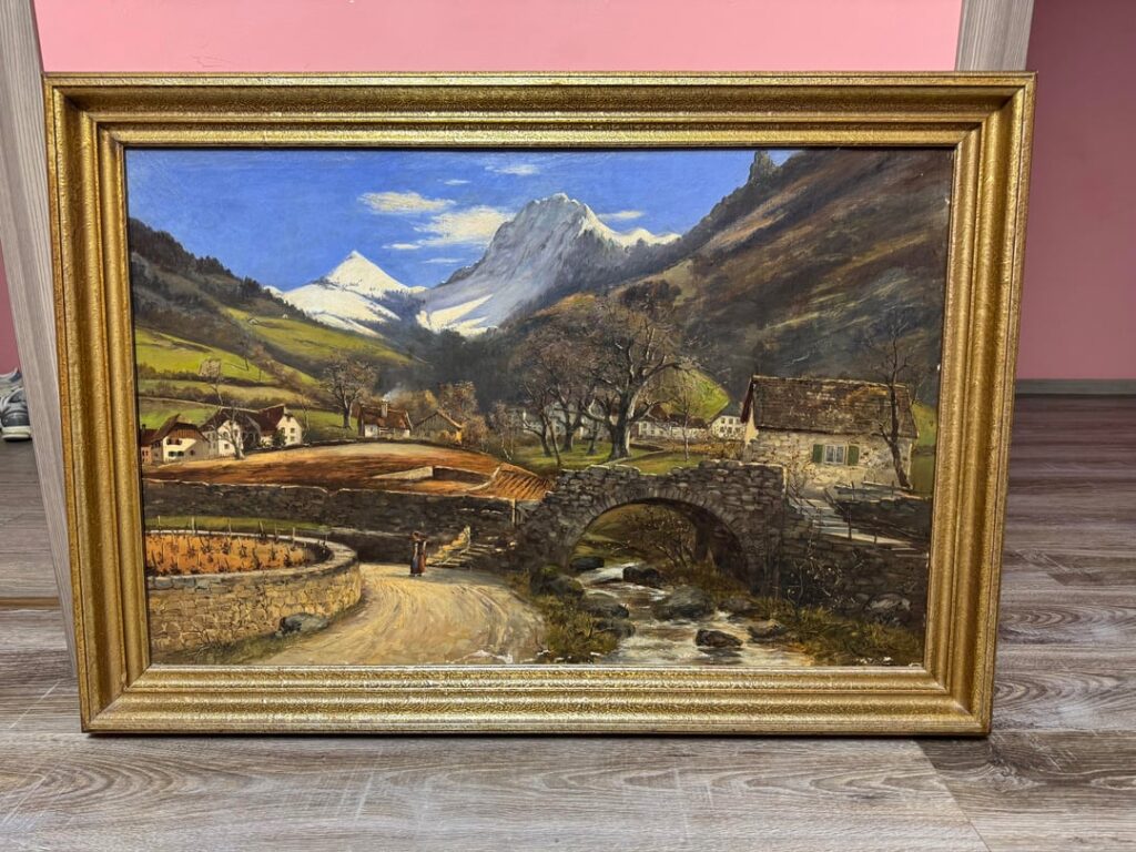 German painting from the late 19th century