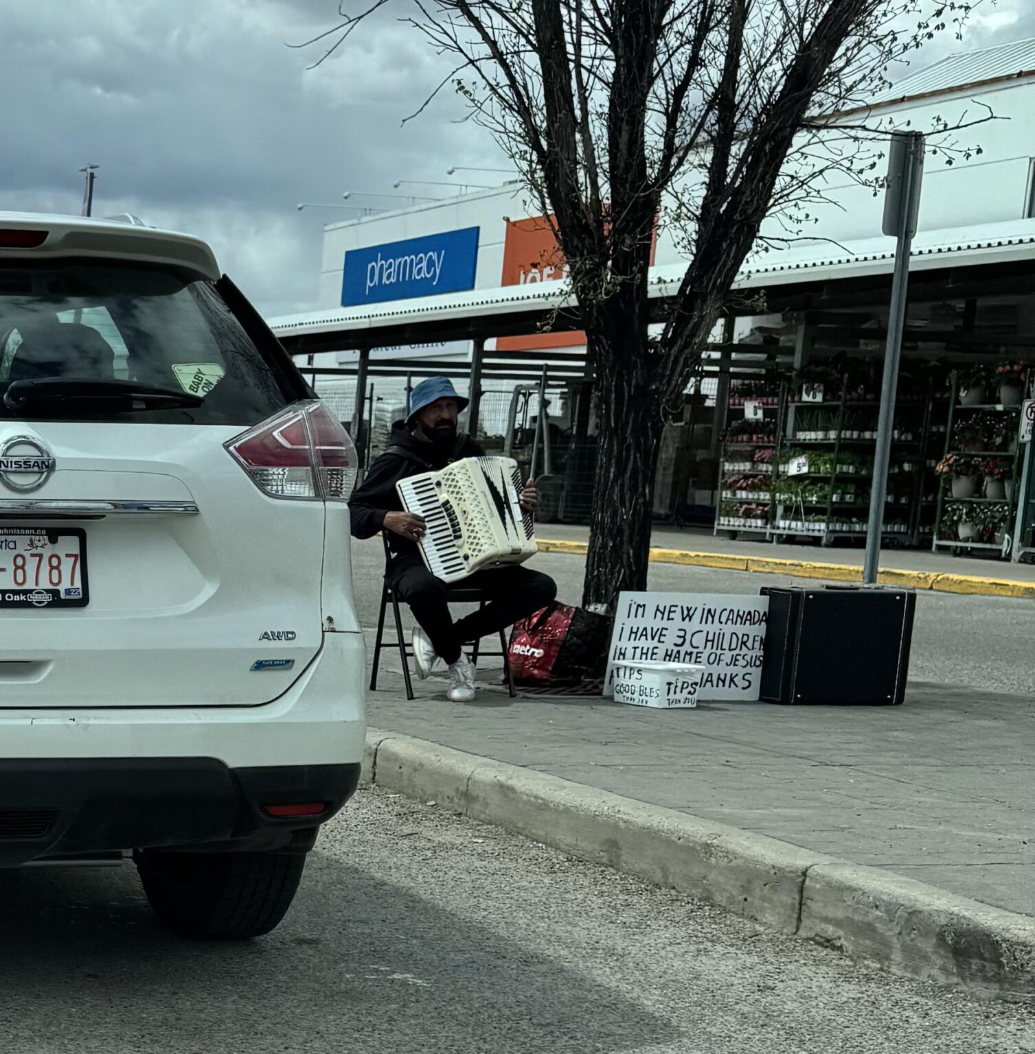 Romanian in Canada begging. Calgary, AB Romanian in Canada begging. Calgary, AB