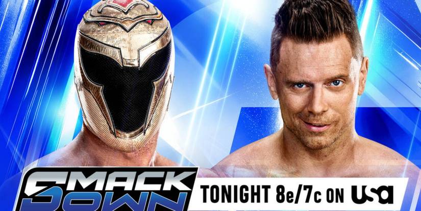 The Miz vs. Axiom match graphic