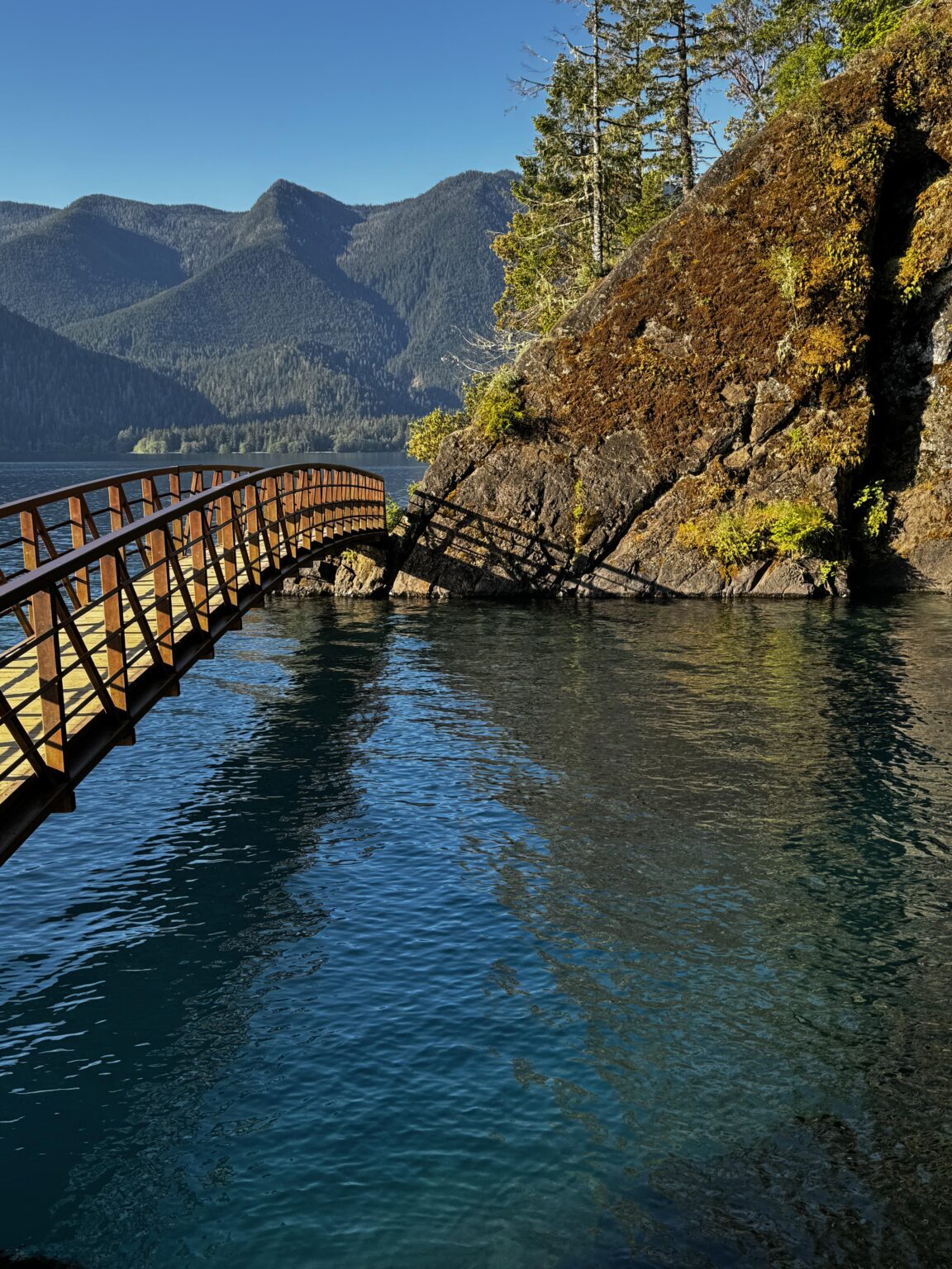 Beautiful morning at Lake Crescent