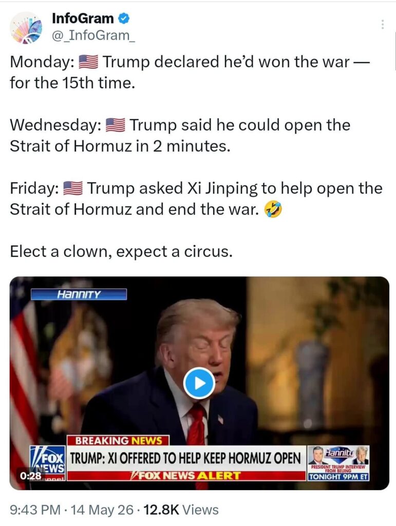 Elect a clown,expect a circus