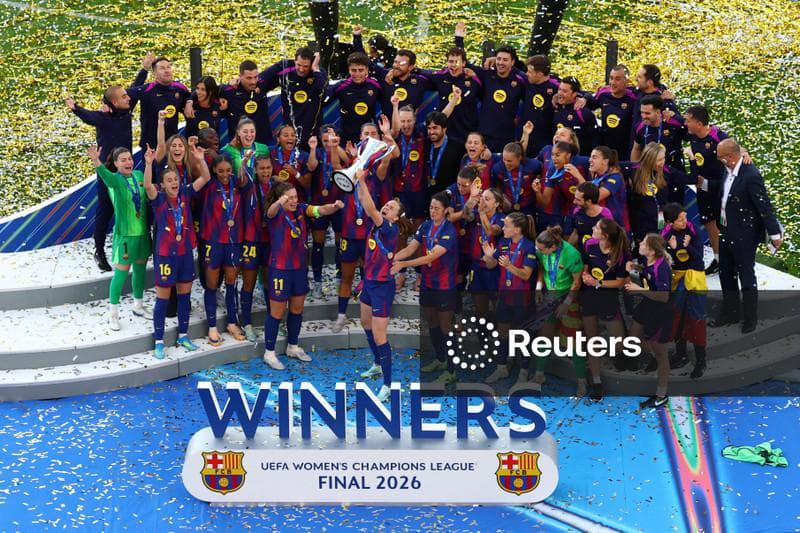 VISCA BARCA! Champions of Women's Champions League! 🩵💛❤️