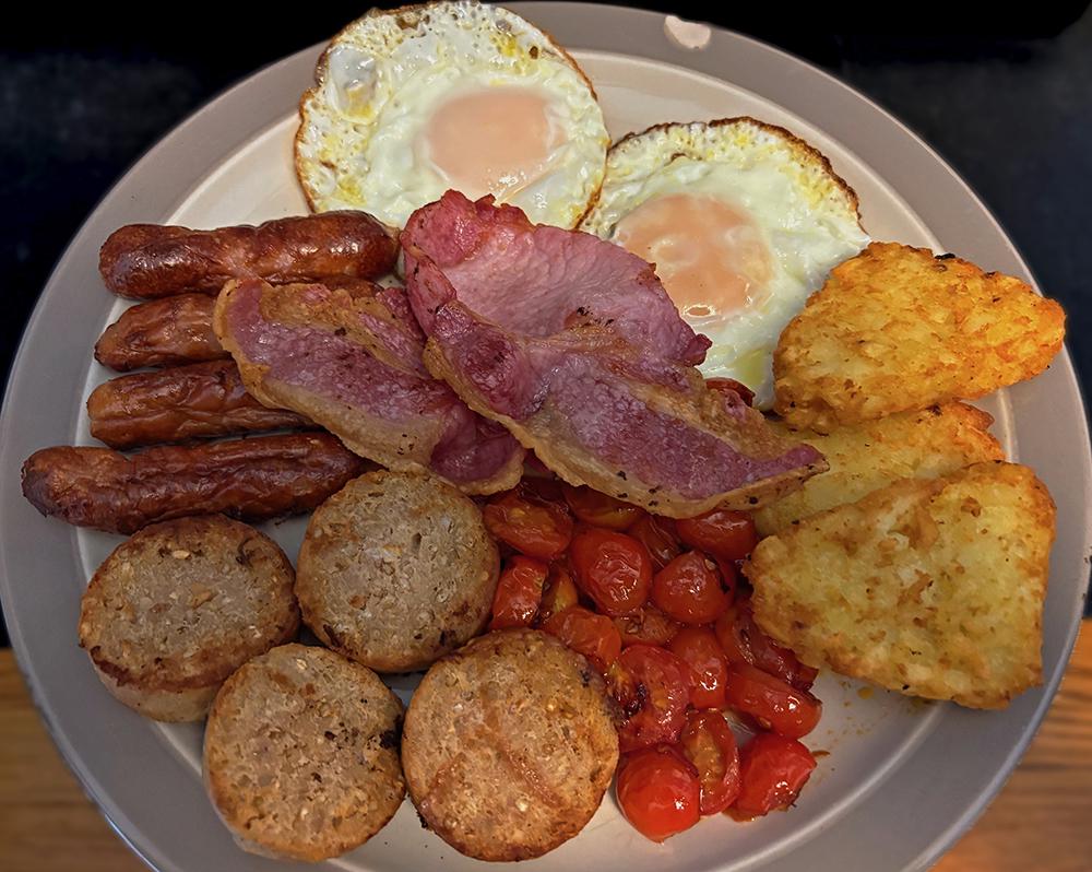 Nice little late night mini breakfast