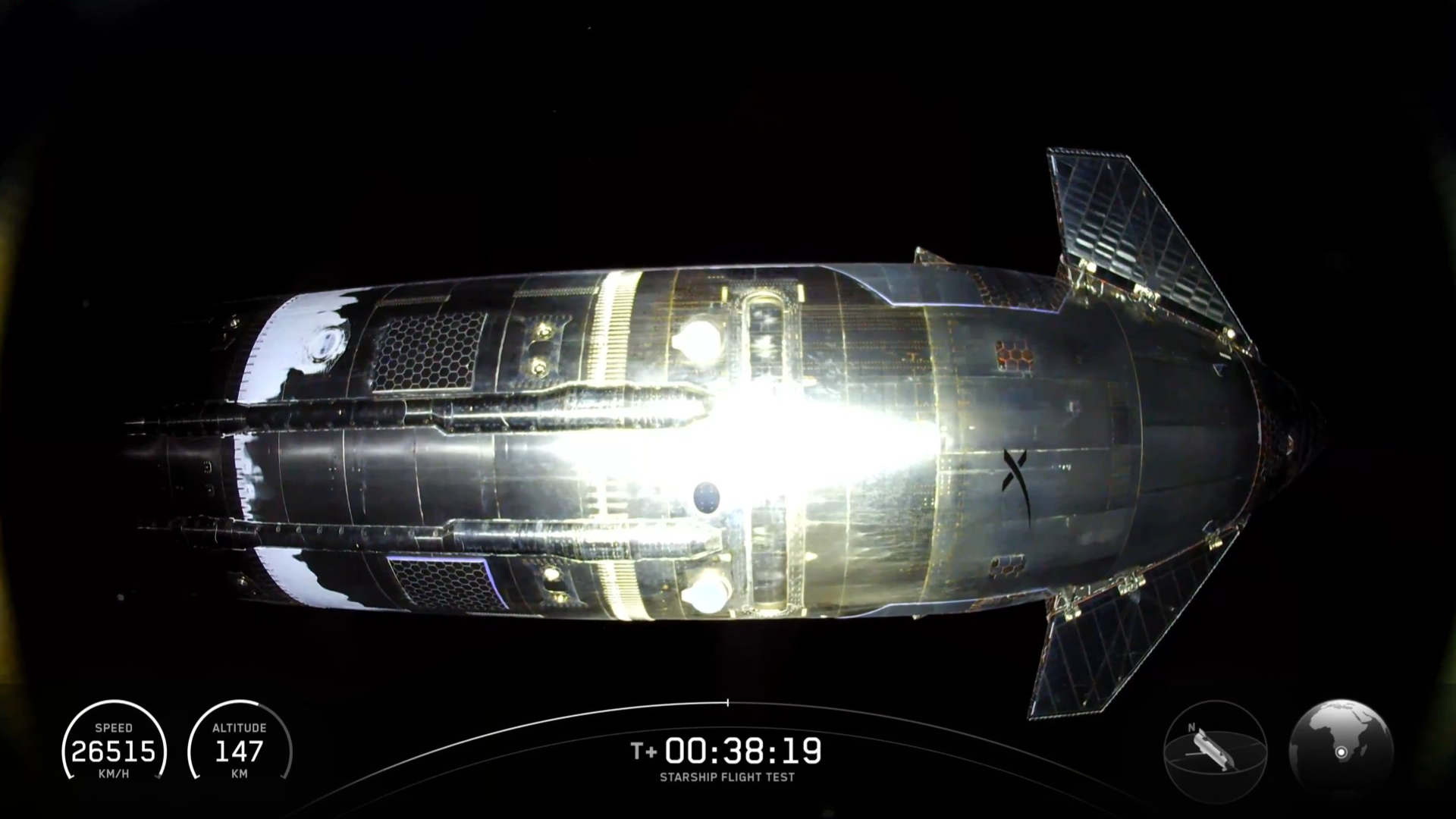 Starship V3 test flight