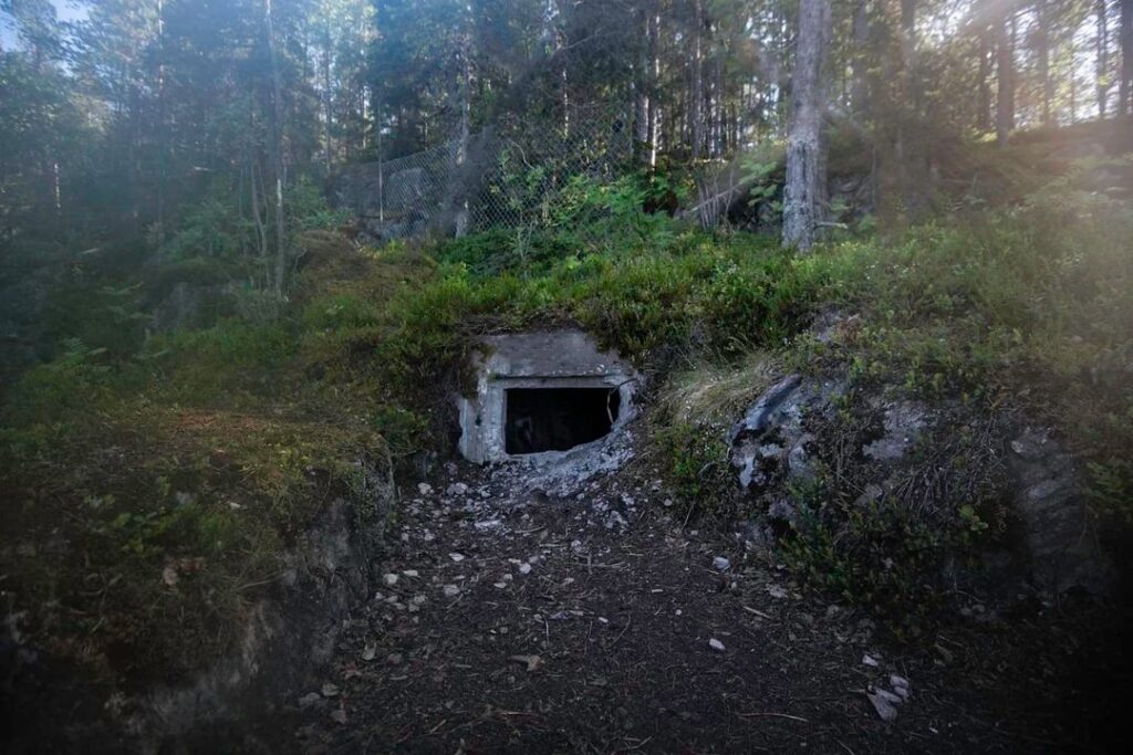 Old bunker in Sweden turned into a cave rave back in 1990s?