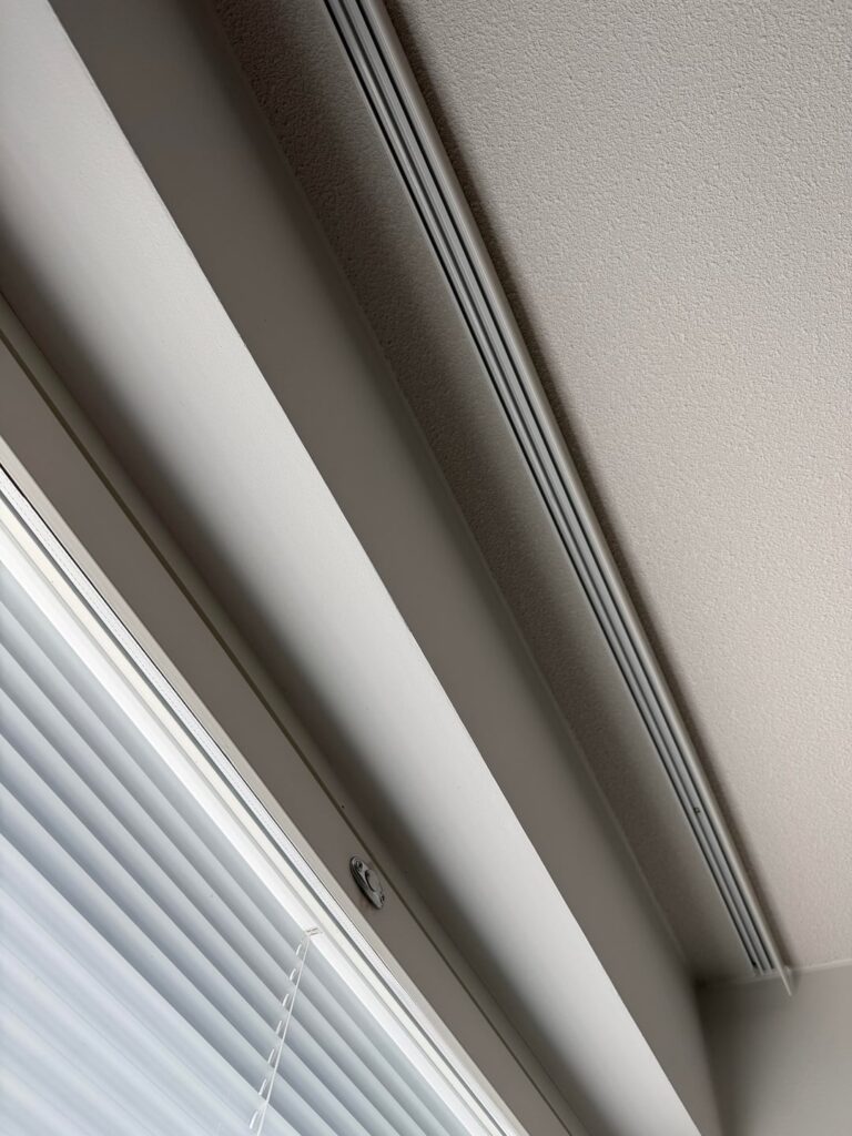 How can I hang curtains here?