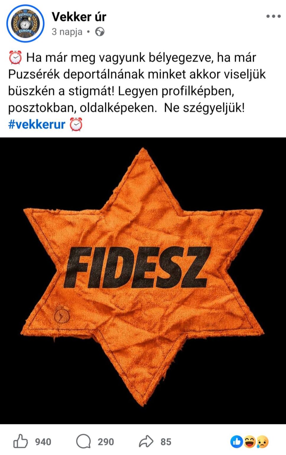 The operator of the Fideszes troll site feels oppressed that much