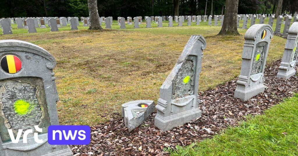"It will take months to restore all graves": War Heritage Institute responds to damaged soldiers' graves in Houthulst | VRT NWS News